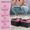 Fitvids Step Aerobic Platform, Exercise Step with 5 levels Adjustable