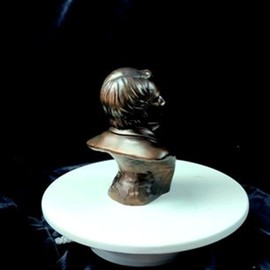 One Moment In Time S32A Statue Joseph Smith Bust Bronze 6" Cultured Marble Mormon LDS CTR