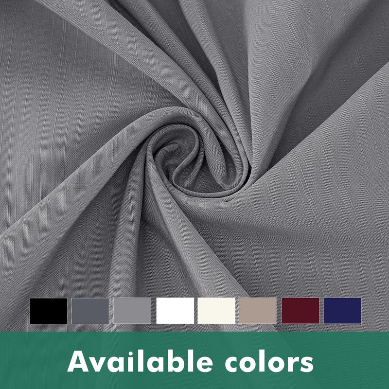 Biscaynebay Wrap Around Bed Skirts with Split Corners for Queen