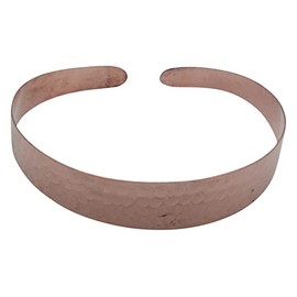 Solid copper choker #213 -3/4 of an inch wide. Hammered finish. Wide style.