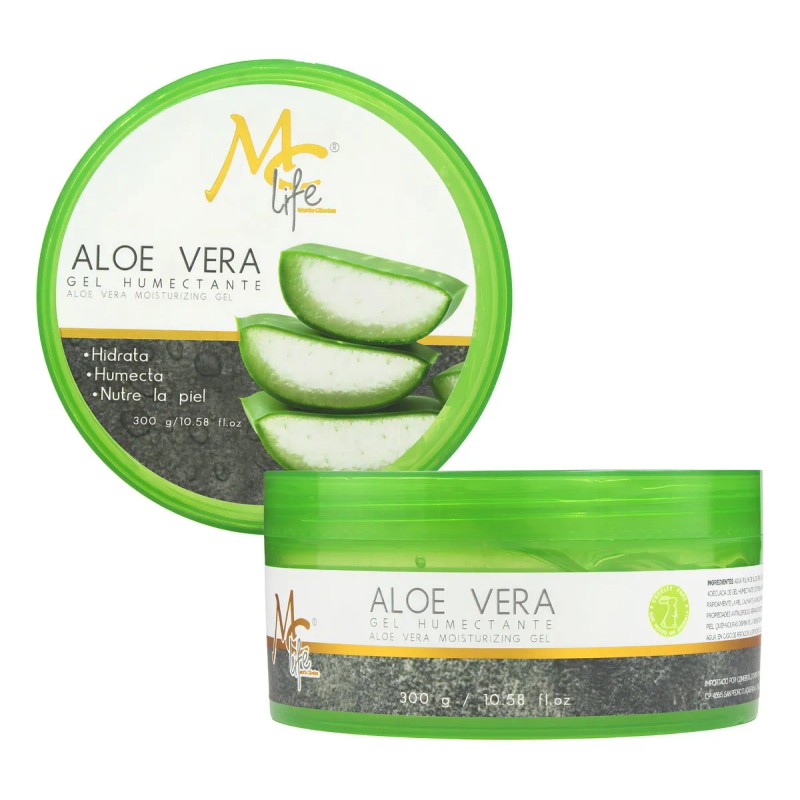 2 Gel Humectante Aloe Vera Revitaliza Nutre Humecta. Mc Life