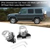 2Pcs Universal Iron Car Hood LED Work Light Bracket Off