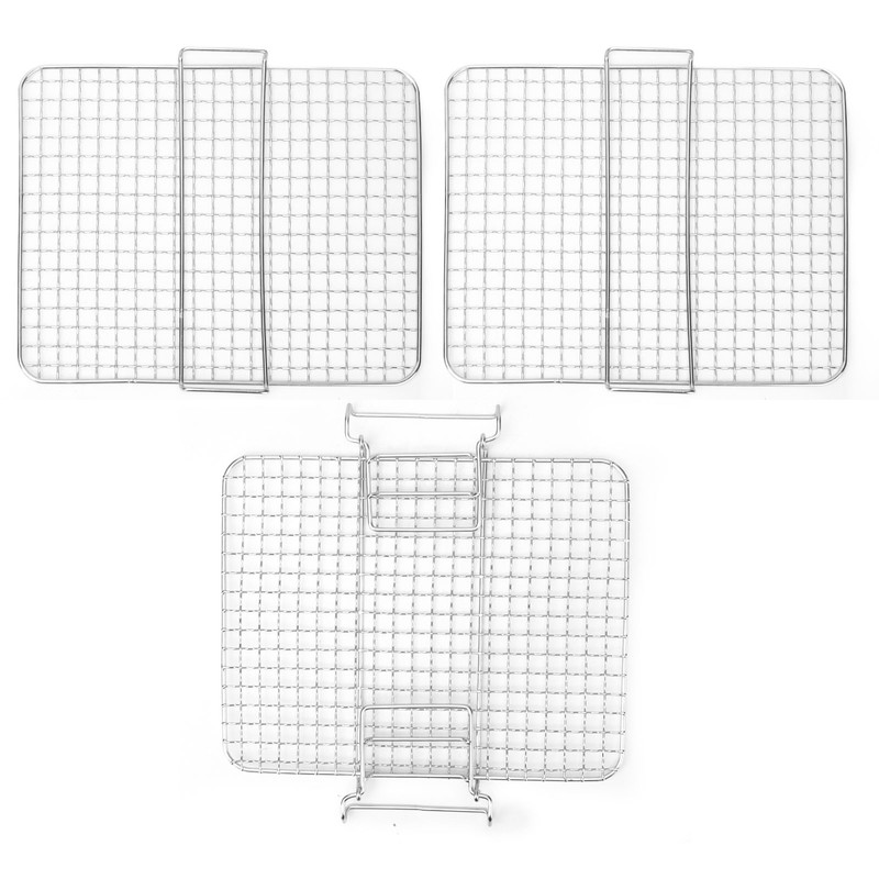 3 Layer Grilling Rack Stainless Steel Baking Oven Cooling Rack