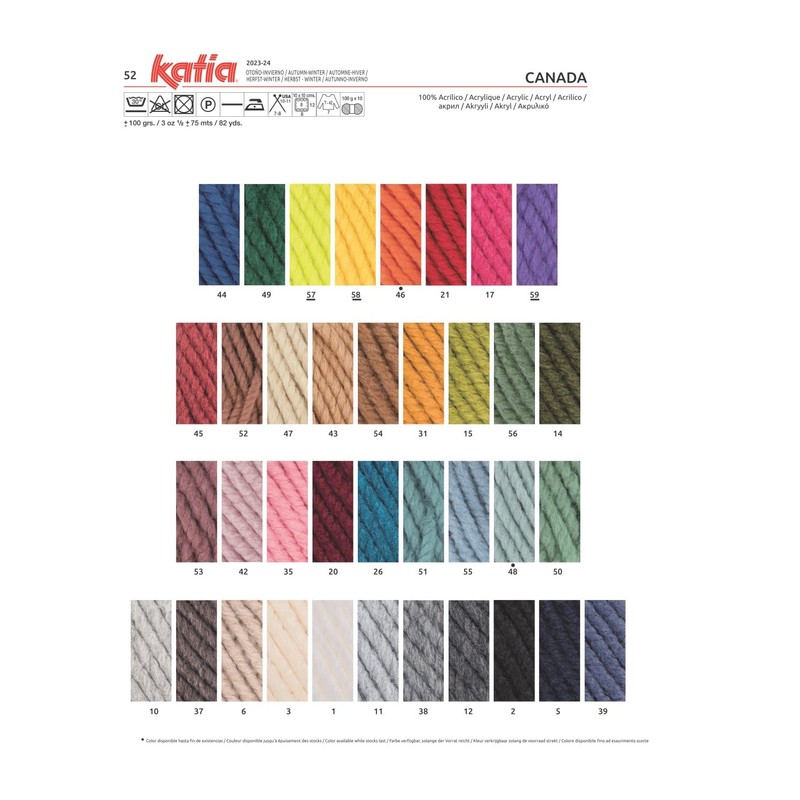 Katia Canada 003 Wool 100 g White