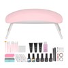 Nail Art Curing Lamp Base Top Coat Prevent Stick Water