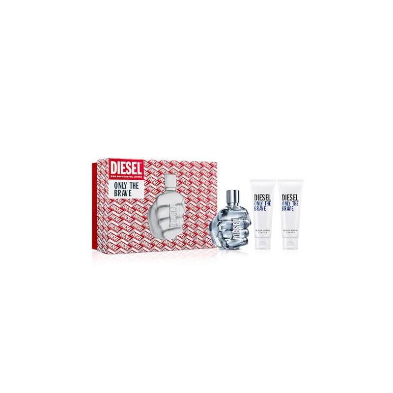 Diesel Only the Brave 3 PC Men's Fragrance Gift Set,