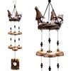 Gnome Wind Chimes for Outside with 6 Larger Bells -