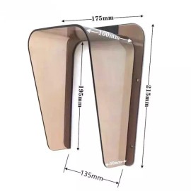 인터폰방수커버 빗물 덮개 도어락 현관 커버 얼굴인식 대형 [D. 투명 길이 커버] Intercom Waterproof Cover Rain Shield Door Lock Entrance Cover Facial Recognition Large [D. Transparent Length Cover]