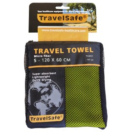 TravelSafe Unisex TS3041.0017 Traveltowel, Microfibre, 40 X 80 cm, Xs, Green,
