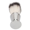 Beard Foam Brush Fine Synthetic Bristles Stainless Steel Fast Dry