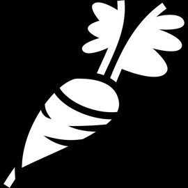 Decal Stickers of Raddish (White) (Set of 2) Luxury Weatherproof Vinyl Decal Stickers for Laptop Desktop Smartphone Car Dirt Bike Wall Room Mason Jar Bathtub Door Skateboard - ANDVER1e45713WH_1123