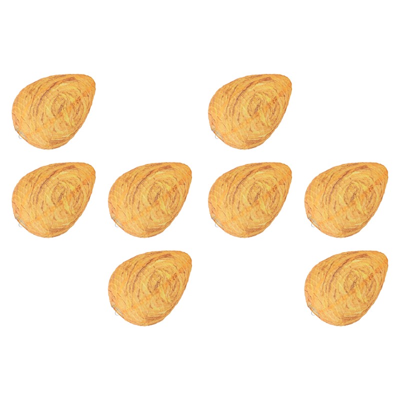 8 Pack Wasp Nest Decoy Effective Deterrence Hanging Fake Wasp