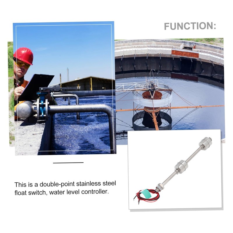 200mm 0‑ Dual Ball Float Switch Stainless Steel Double Ball