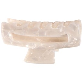 White Rectangle Claw Hair Clips - Non-Slip, Thick Hair Accessories Gift for Women and Girls