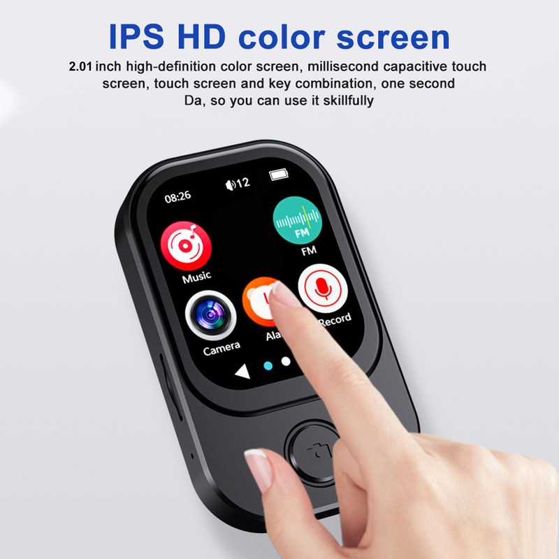 MP3 Player with Bluetooth 5.4, Portable Digital Lossless Music Player