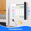 Weekly Hourly Planner Dry Erase Magnetic Whiteboard－Daily Weekly Weekly Planner