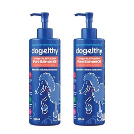 Dogelthy Pure Salmon Oil Aceite de Salmon con Omega 3,6 y 9 para Perro