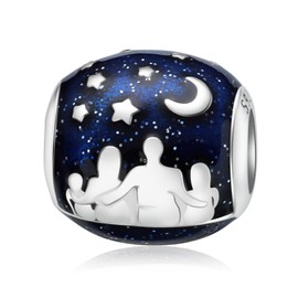 MICOO 925 Sterling Silver Charms for Bracelets and Necklaces Airplane Passport Dangle Pendants Evil Eye Butterfly Charms Beads Jewelry Gift for Women