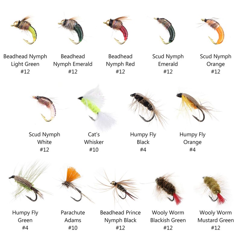 BASSDASH Trout Steelhead Salmon Fishing Flies Barbed Barbless Fly Hooks