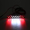 RC Car Light Set, 8 LEDs Light Bar White Red