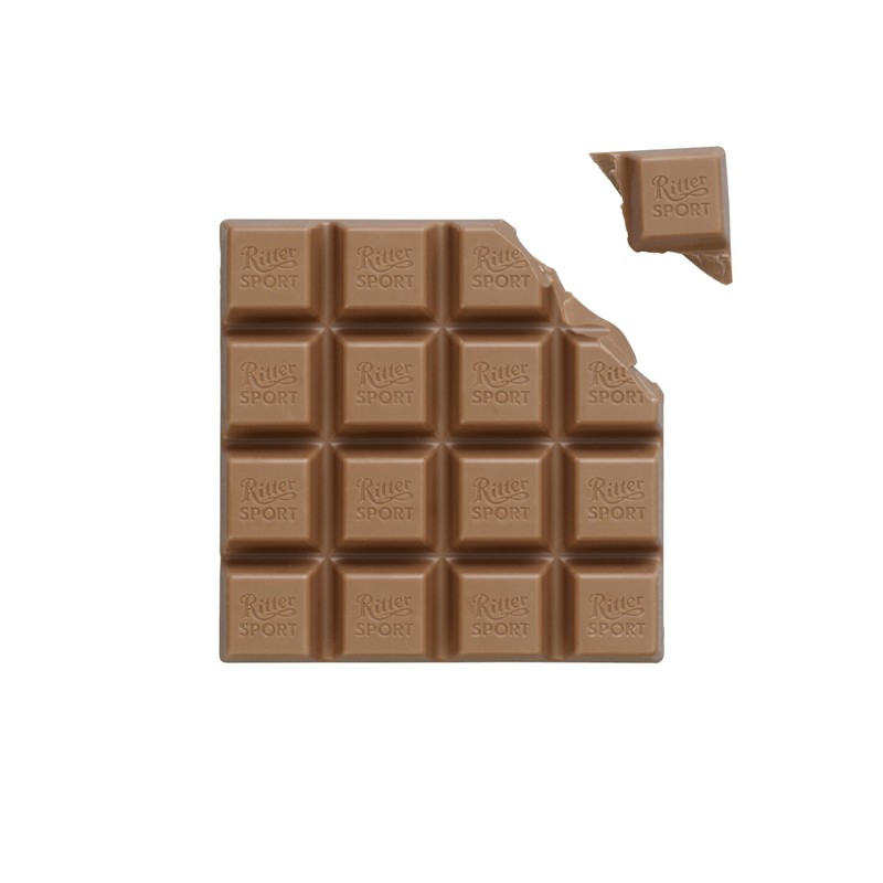 Ritter Sport Alpine Milk Chocolate, 3.5 Ounce Bar, 12 Pack