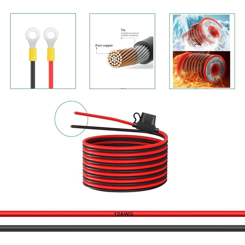 10900027 Fridge Freezer Wiring Kit and Threaded Socket Mount for