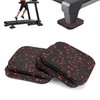 Powrocket Treadmill Mat,4 Pack Anti-Vibration Shock Absorbing Exercise Equipment Mat