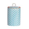Nicola Spring Hand-Printed Kitchen Canister - 1 Litre - Orange
