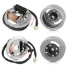 Ignition Magneto Stator Coil with Flywheel Rotor Kit with Plate