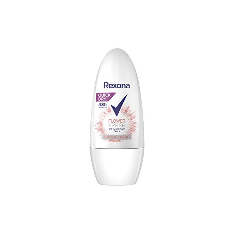 Rexona Deo Roll-On Flower Fresh - 0 % Aluminiumsalze -
