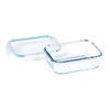 Glass Lasagne Dish with Airtight Snap Lock Lid - Large