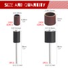 WMYCONGCONG 120 PCS Sanding Drums Sleeves Kit 3/8” 5/8” 240