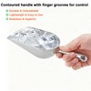 6 OZ Cast Aluminum Utility Scoop, One-Piece Solid Ice Scoop