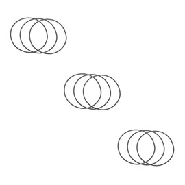 Sosoport 9pcs Bar Stool Floor Protectors Super-Slip Rubber Ring for Base Slip Chair Leg Covers