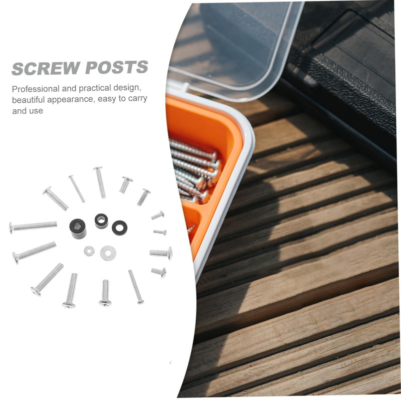 Gatuida 1set Tv Mount Installation Kit Screws Washers and Gaskets