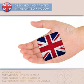 Destination Vinyl ltd Fridge Magnet - Union Jack Flag GB UK England 2240