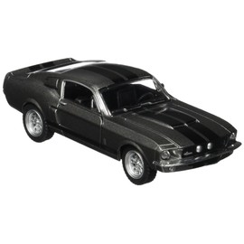 KiNSMART - 1967 Ford Shelby Mustang GT500 1:38 Scale 5" Die Cast Metal Model Toy Muscle Car (Grey)
