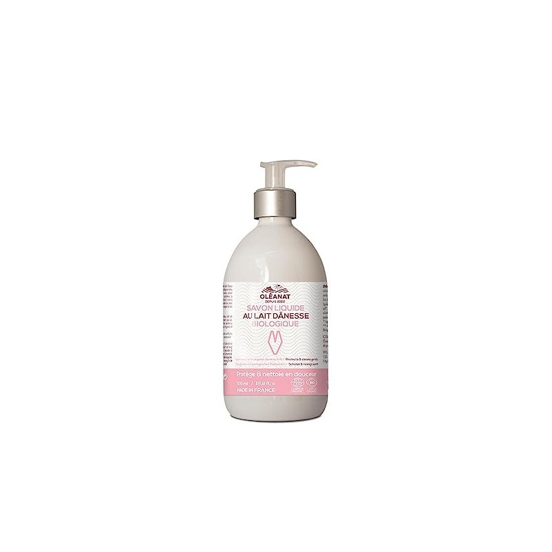 Oléanat Organic Liquid Soap with Asses 'Milk 500 ml