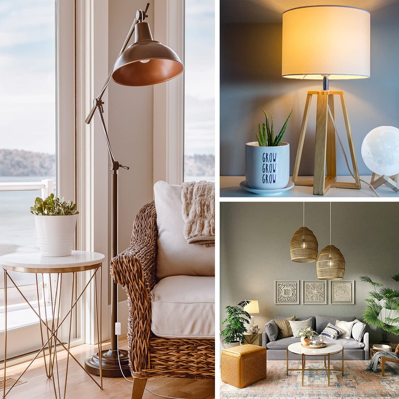 DiCUNO Corded Socket E26 Bulb Socket Outlet Hanging Switch Included