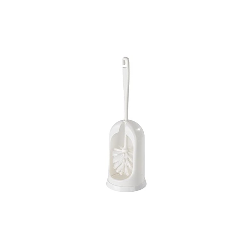 Wenko 19619100 WC brush set Standard White, Plastic, 13 x