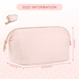 Huiguli Kosmetiktasche Damen, Pink Kulturtasche Kulturbeutel Make Up Tasche Schminktasche Beauty Bag Reise Kosmetiktasche für Damen Frauen