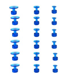 Houshan 18Pcs Dent Puller Tabs, Car Body Dent Removal Pulling Tabs, Ice Suction Cup Glue Tabs for Automobile Dent Repair Hail Damage Removal Tools