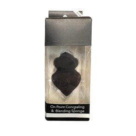 On Point Concealing and Blending Sponge, Black, 1 count, Precisely Apply Makeup and Remove Imperfections