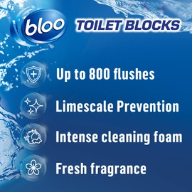 Bloo Toilet Blocks Limescale Prevention, Pack of 2