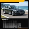 Jecoupoon Pair Fog Light Cover Compatible with S6 A6 Sedan