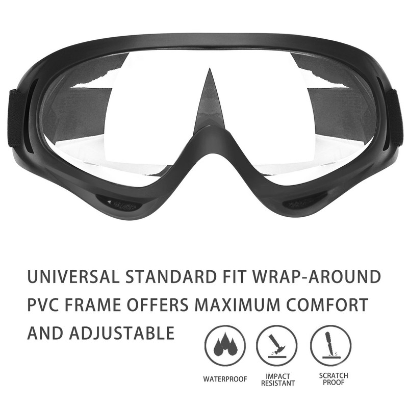 2 Pack Children's Safety Glasses with Anti Fog and UV