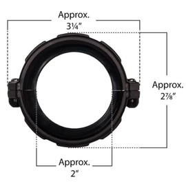 Hot Tub Compatible with Cal Spas Heater Split Nut 1 1/2" 2PK DIY14700120