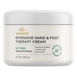 Swanson Crema intensiva para terapia de manos y pies 2 onzas líquidas (2.0 fl oz) Crema