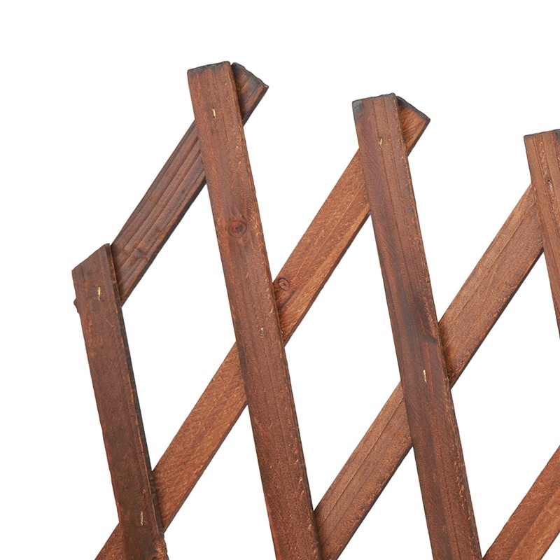 Expandable Plant Climbing Lattices Extensible Pine Fence Plant Support for