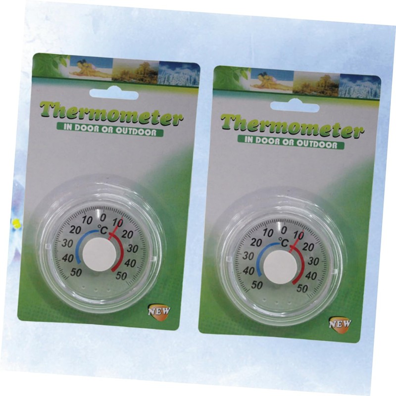 Kisangel 3sets Professional Wooden Room Thermometer Vertical Indoor Hanging Thermometer